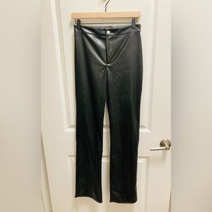 Faux Leather Pants
